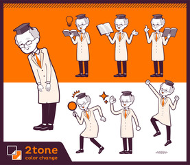 2tone type Research Doctor old men_set 05