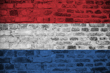 Dutch flag grunge texture