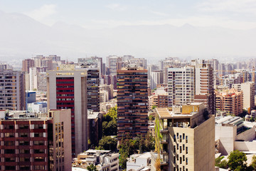 Urban landscape Santiago