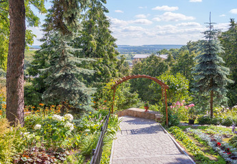 Patriarchal Garden in Vladimir. Russia