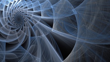 Leuchtende Spiralartige Hintergrundgrafik - graublau