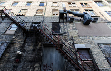 alley way and fire escape