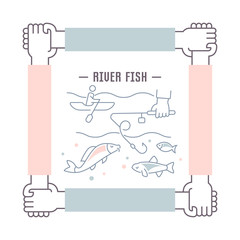 Website Banner and Landing Page of River Fish.