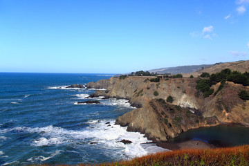Fototapeta na wymiar Northern California Coastline