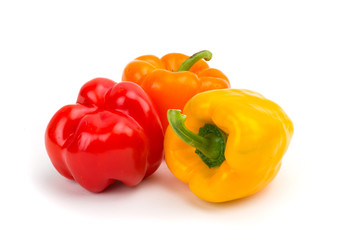 vegetables pepper bulgarian red food product delicious useful cooking food dishes white background isolated