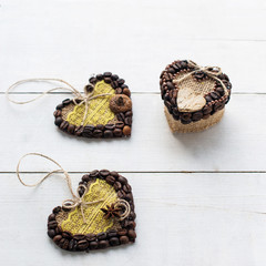 Collection of images with coffee