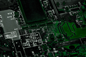 Abstract,close up of Mainboard Electronic computer background.
(logic board,cpu motherboard,Main board,system board,mobo)
