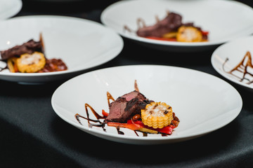 healthy fresh fajitas or fajitos with beef. Easy, but tasty, healthy. National Mexican food, fresh oganic food.