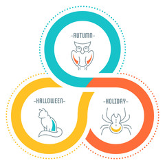 Website Banner and Landing Page of Halloween.