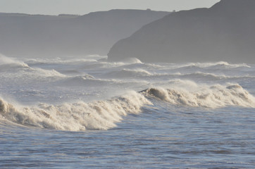 Obraz premium Waves in the North Sea