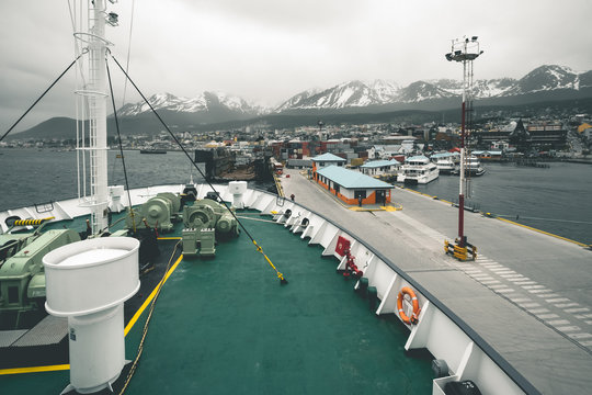 City View from Expedition Vessel - Ushuaia