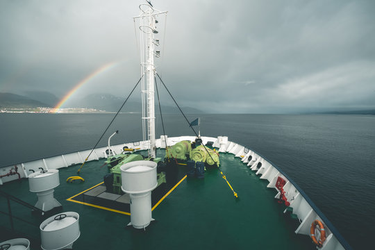 Rainbow over the Ocean - Tierra del Fuego