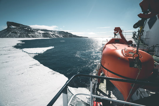 View from Expedition Vessel - Antarctica
