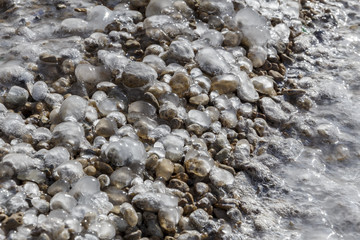 stones in ice