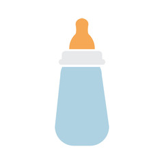 Feeding Bottle or Baby bottle for infants and young children vector illustration
