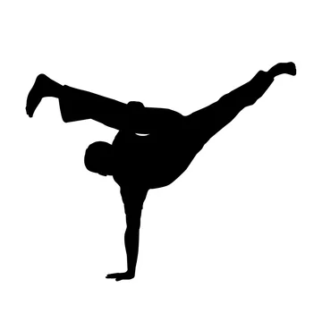 vector of silhouette capoeira au batido vector de Stock | Adobe Stock