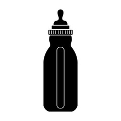 Feeding Bottle or Baby bottle for infants and young children vector illustration