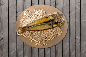 Makrele geraucht Makrelen veredelt Rauch Salz Scomber scombrus