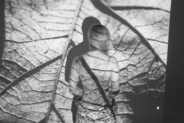 projection of the image on the maiden body