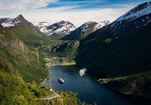 Geiranger fjord in Norway © German
