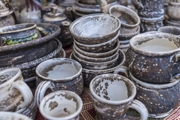 pottery handmade at the fair