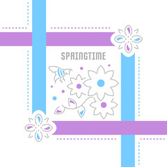 Website Banner and Landing Page of Springtime.