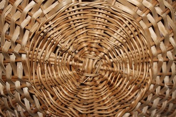 bottom of round braiding basket