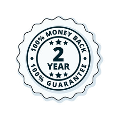 2 year money back guarantee