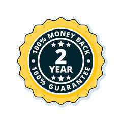 2 year money back guarantee