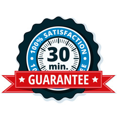 30 minetes Guarantee illustration