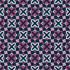Seamless vintage geometric pattern