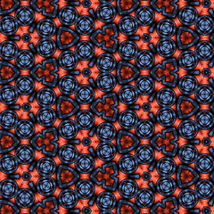 Abstract fractal geometric background computer-generated image