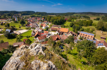 Dorf L&auml;ndlich Bayern Struktur F&ouml;rderung Unsch&auml;rfe Symbolbild