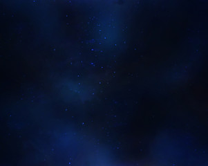 Night sky with stars. Deep sky at night background.