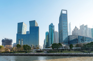 Fototapeta na wymiar Skyscraper in Shanghai, China
