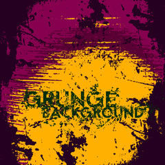 Grunge expressive background. Vector illustration.

