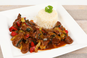 Rindfleisch asiatisch