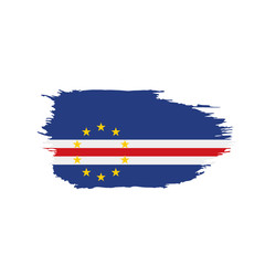 Cape Verde flag, vector illustration