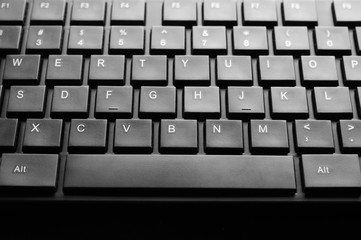 Computer keyboard close-up