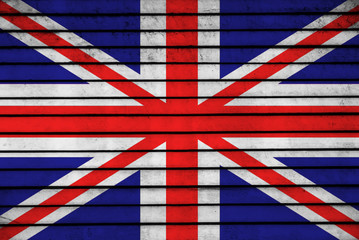 Fototapeta premium Great Britain flag grunge background