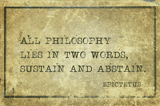 two words Epictetus