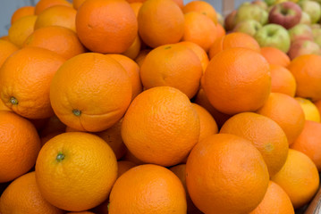 New harvest oranges sold at city farmers market