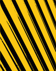 Abstract yellow black construction site background texture illustration