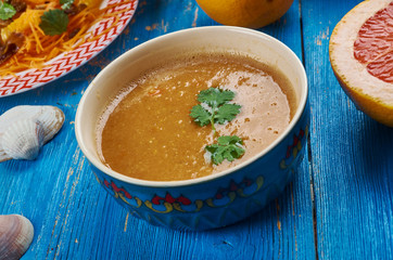 Moroccan Carrot Red Lentil Soup