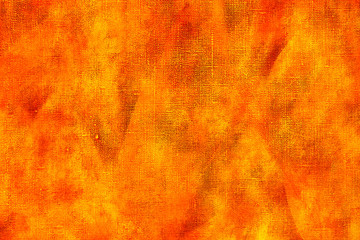 bright textured art painted orange background closeup view