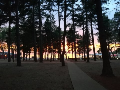Sunset in Umag