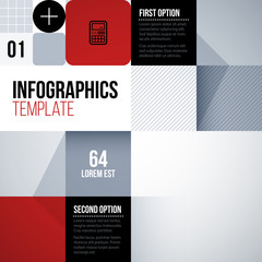 Patchwork/mosaic background template in modern business style on white background