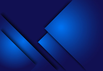 Blue abstract layer geometric background  for card, annual business report, poster template