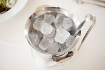 metal bowl for ice