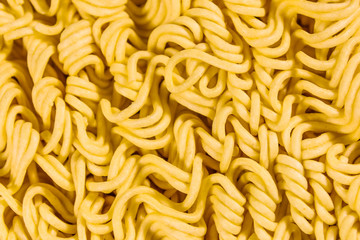 Texture of the instant noodles for the background